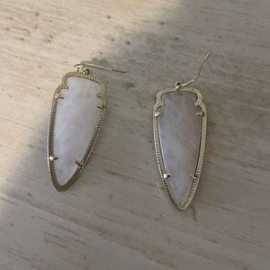 Kendra Scott Pink Arrow Earings